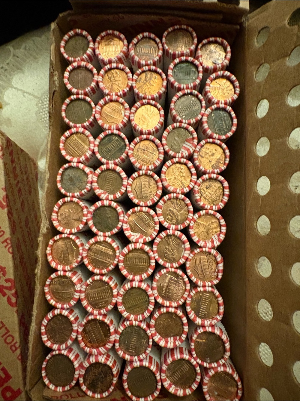 Unsearched Fed Sealed 20 Rolls Of Pennies $10 Face Value COMPLETELY UNSEARCHED